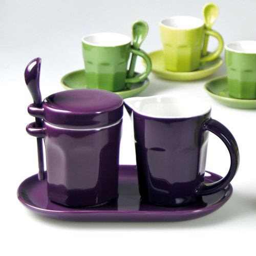 Milch Und Zucker Set Lila