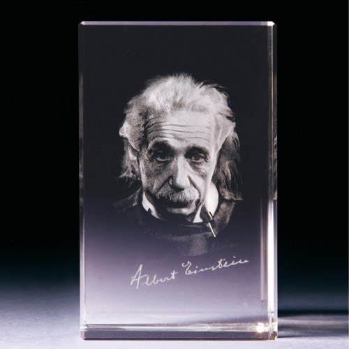 Glasblock - Albert Einstein - 680738 - Kultur- - - 