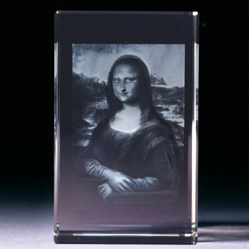 Glasblock - Mona Lisa - 680752 - Kultur- - - 