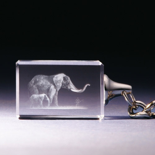 Schluesselanhaenger - Elefant mit Baby - 680779 - Schluesselanhaenger- - - 