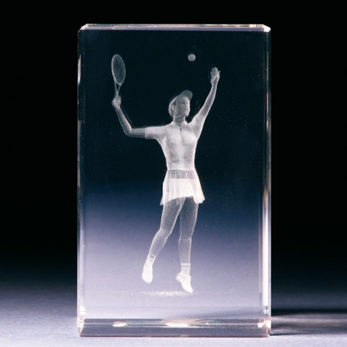 Glasblock - Tennisspielerin - 680797 - Sport- - - 