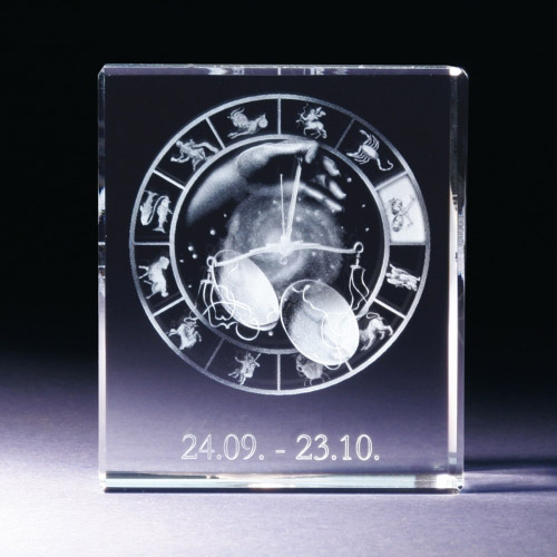 Glasblock - Waage - 680891 - Sternzeichen- - - 