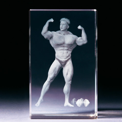 Glasblock - Bodybuilding man - 681052 - Sport- - - 