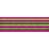 Tischläufer Streifen pink oliv