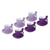 Espresso-Set lila/ flieder