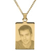 Foto Gravur  Kette + Medaillon