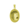 Anhänger (oval - gold)