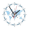 Wanduhr Kompass