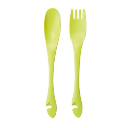 Contento Salatbesteck Flex gruen