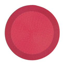  maya - Tischset rund Rot