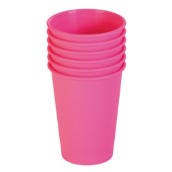  Becher Set picnic pink