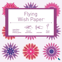  flying wish paper flower mini