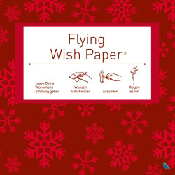  Flying Wish Paper - Sterne rot