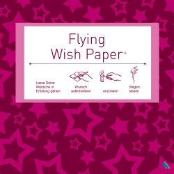  Flying Wish Paper -Sterne pink