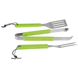  Grillbesteck Set picnic grün