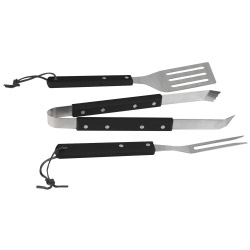  Grillbesteck Set picnic schwar