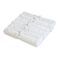  Stoff-Servietten Set weiß