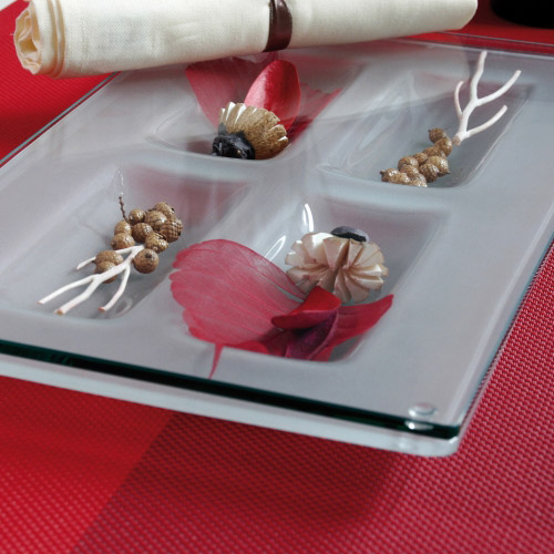  GUSTO Untersetzer aus Glas