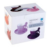  Kaffee-Set creme/ braun