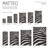 Vinyl Teppich MATTEO 118x180 cm Zebra