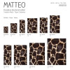 Vinyl Teppich MATTEO 70x180 cm Leopard