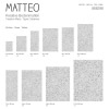 Vinyl Teppich MATTEO 50x120 cm Terrazzo 1