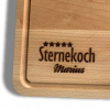 Schneidbrett aus Holz M - personalisiert