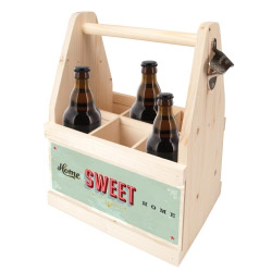 contento Beer Caddy HOME SWEET HOME